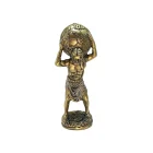 Figura Atlas En Resina 21 Cms Aprox ORO/BLANCO