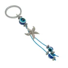 Llavero Metal Ojo Turco Y Estrella De Mar