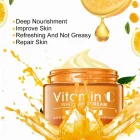 CREMA DE Suero de vitamina C Disaar Crema facial blanqueadora VC Reparadora Atenúa las pecas Elimina las manchas oscuras Melanina Aclara la piel Ácido hialurónico.