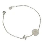 Pulsera Acero Con Dije Nudo De Bruja y Tetragramaton 2