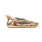 Figura En Resina Buda Tumbado 22 X 6 Cms Aprox.