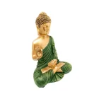Figura Buda En Resina 23 Cms Aprox Color Verde