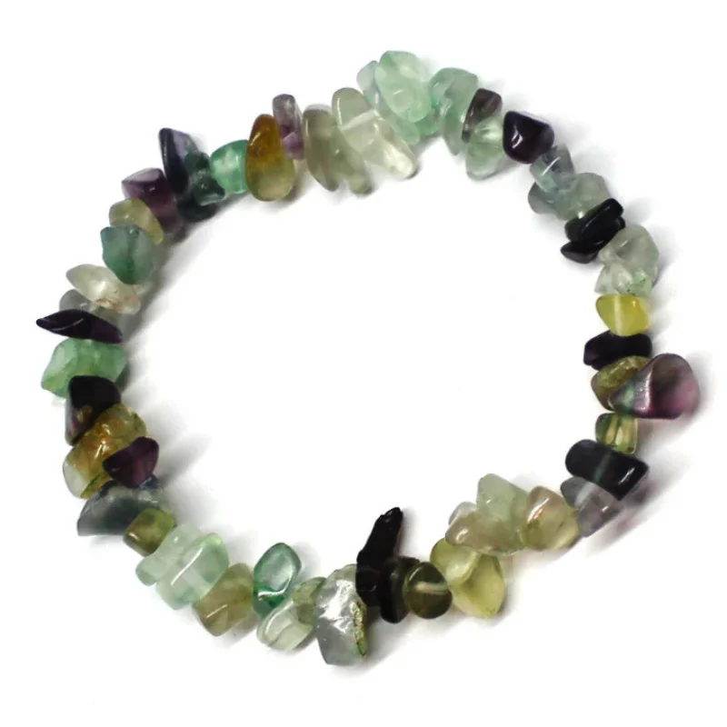 Pulsera Chips Fluorita