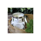 VELA DE MENTA CON PIEDRAS LUNA. CRECIMIENTO INTERIOR. GREEN TREE