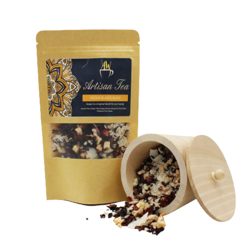 INFUSIÓN LA ISLA SECRETA BOLSA GRANDE 50 g. ARTESANO. PIÑA COLADA