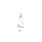 Colgante De Plata 925 Gato 20 mm