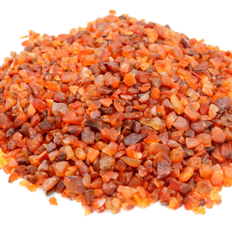 Bolsita Piedra Chips Cornalina o carneola.