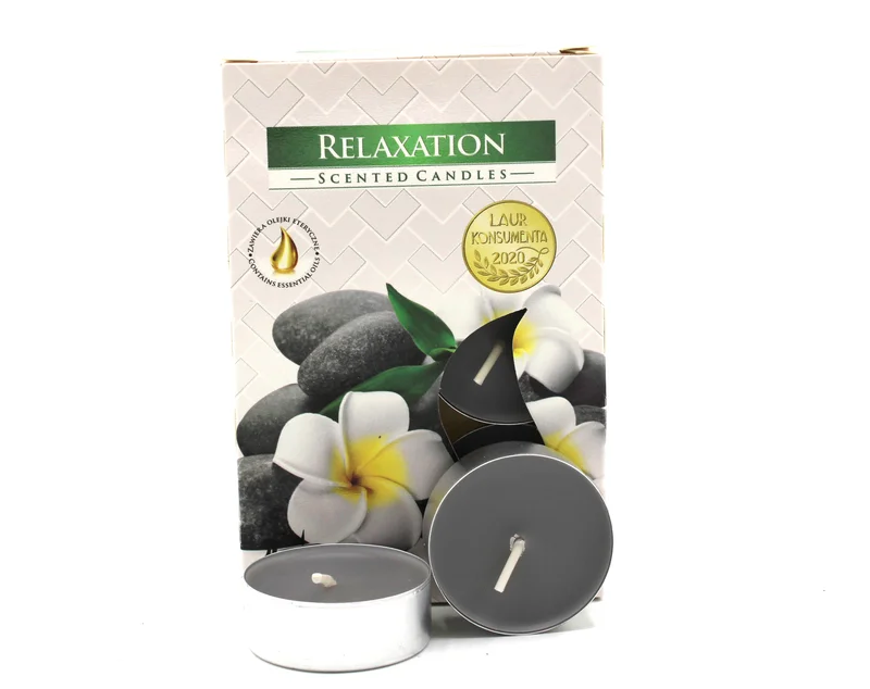Set de 6 velas de té perfumadas Relajación