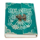 CUADERNO GRIMORIO de Cuero PAZ INTERIOR 13x2,5x18 (cm)