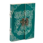 CUADERNO GRIMORIO de Cuero PAZ INTERIOR 13x2,5x18 (cm)