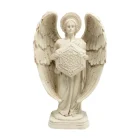 Figura En Resina Diosa Metratón 20 Cms Aprox Color Blanco