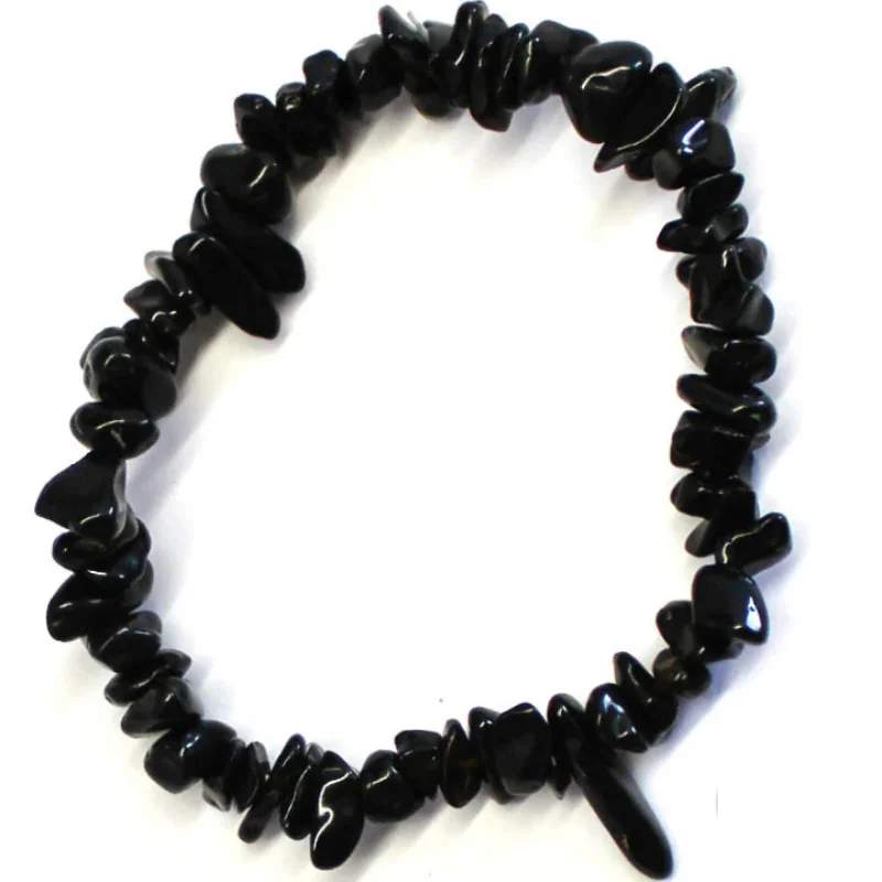 Pulsera de Chips Obsidiana