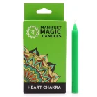 Velas Mágicas de Manifestación Verde Chakra Corazón