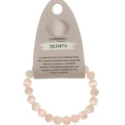 Pulsera Pulsera Piedra Selenita Bicolor 8 mm SALMÓN Y ROSA