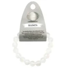 Pulsera Piedra Natural Selenita 10 mm. BLANCO NATURAL