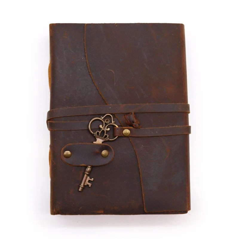 CUIADERNO GRIMORIO de Cuero OSCURO. ABRECAMINOS. HOJAS DE PAPIRO 13×18 (cm) CUIADERNO GRIMORIO de Cuero OSCURO. ABRECAMINOS. HOJAS DE PAPIRO 13x18 (cm)