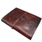 Cuaderno Árbol de la vida Pequeño Tira de decoración con piedras 18 x 13 x 2 cm 160 páginas