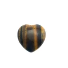 Corazón Mineral Ojo De Tigre 3 Cms Aprox
