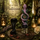Kit Completo Protección Hécate con velones guía polvos aceite esotérico e incienso