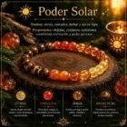 Pulsera Poder Solar con citrino cornalina ámbar y ojo de tigre