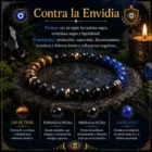 Pulsera Contra la Envidia con ojo de tigre turmalina negra obsidiana negra y lapislázuli