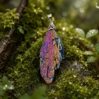 Colgante Tamarita Titanio Arcoíris con Escoba de Brujas