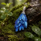 Colgante Tamarita Titanio Azul con Escoba de Brujas