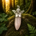 Colgante Piedra Natural Ángel de la Guarda