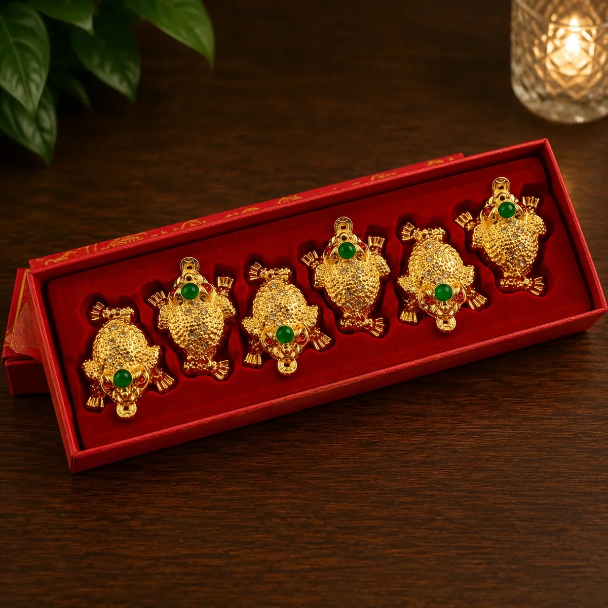 Rana de Tres Patas Feng Shui de 50 × 35 mm