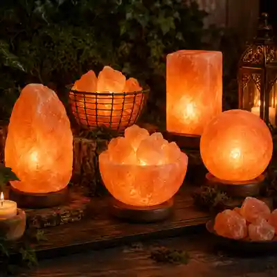 Lámparas de Sal del Himalaya