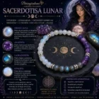 Pulsera Ritual Sacerdotisa Lunar Piedra Luna Amatista Labradorita y Opalina