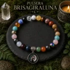 Pulsera Brisagiraluna 24 piedras naturales con dije exclusivo