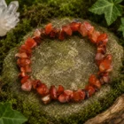 Pulsera Piedra Natural Chips Carneola
