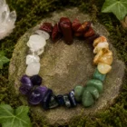 Pulsera Chips Piedra Natural Grande 7 Chakras
