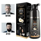 Champú Mágico Disaar para teñir el cabello rápido. 3 en 1. CABELLOS NEGROS U OSCUROS.100% COBERTURA.