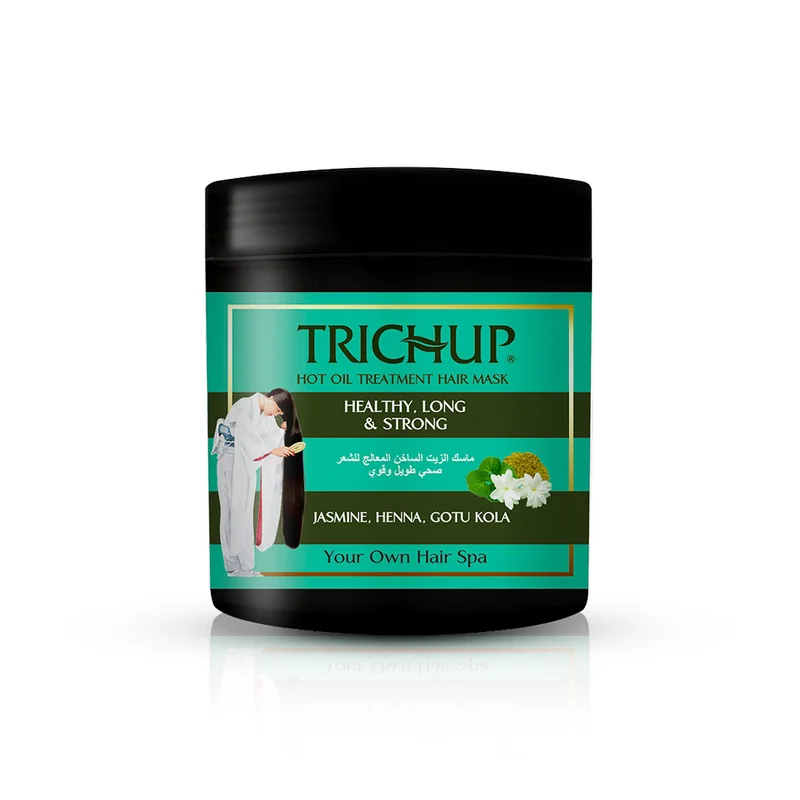 Mascarilla capilar con aceite caliente Trichup para un cabello sano, largo y fuerte. Healthy, Long & Strong
