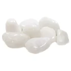 CANTO RODADO PIEDRA NATURAL CUARZO BLANCO