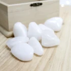 CANTO RODADO PIEDRA NATURAL CUARZO BLANCO