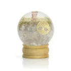 Esfera orgonita árbol vida - cuarzo cristal