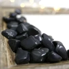 CANTO RODADO PIEDRA NATURAL OBSIDIANA ARCO IRIS