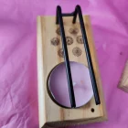 QUEMADOR INCIENSOS MADERA MULTIUSOS 5 X 6 X 11 CM: CHAKRAS. SAHUMERIOS Y PALO SANTO