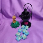 Cera Perfumada SAN MIGUEL. Wax melts. Pedacitos de cielo. Aroma bits. CON AMULETO