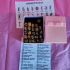 JUEGO DE 24 RUNAS VIKINGAS EN PIEDRA NATURAL DE OJO DE TIGRE