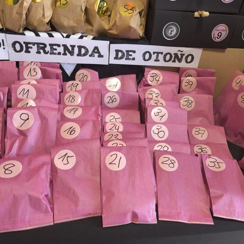 DINÁMICA OFRENDA DE OTOÑO. SOBRES SORPRESA
