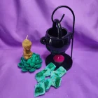 Cera Perfumada ABRECAMINOS . Wax melts. Pedacitos de cielo. Aroma bits. CON AMULETO