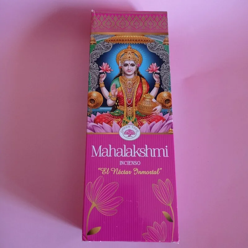 20 VARILLAS INCIENSO GREEN TREE: MAHALAKSHMI