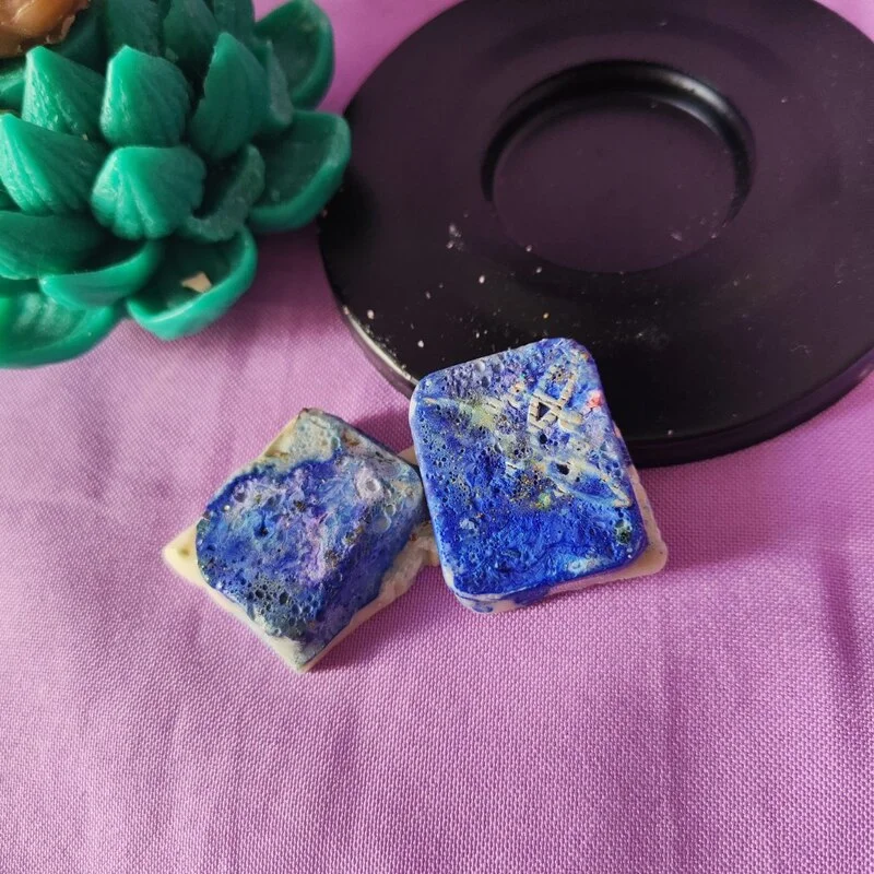 Cera Perfumada NUDO DE BRUJAS. Wax melts. Pedacitos de cielo. Aroma bits. CON AMULETO