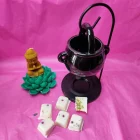 Cera Perfumada CONEXIÓN CON LA NATURALEZA Wax melts. Pedacitos de cielo. Aroma bits. CON AMULETO.