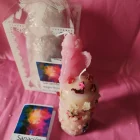 VELÓN UNGIDO Y RITUALIZADO SANACIÓN ESPIRITUAL CON ORACIÓN Y PIEDRA NATURAL DE REGALO.