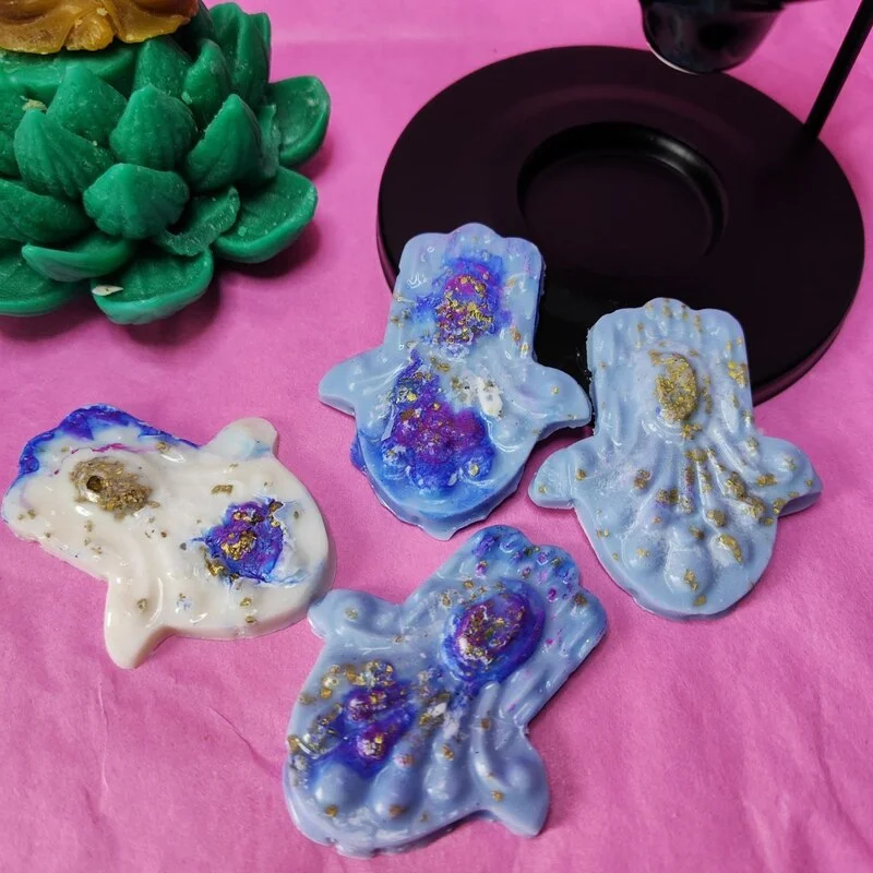 Cera Perfumada MANO DE FÁTIMA Wax melts. Pedacitos de cielo. Aroma bits. PROTECCIÓN, ESCUDO, PROSPERIDAD